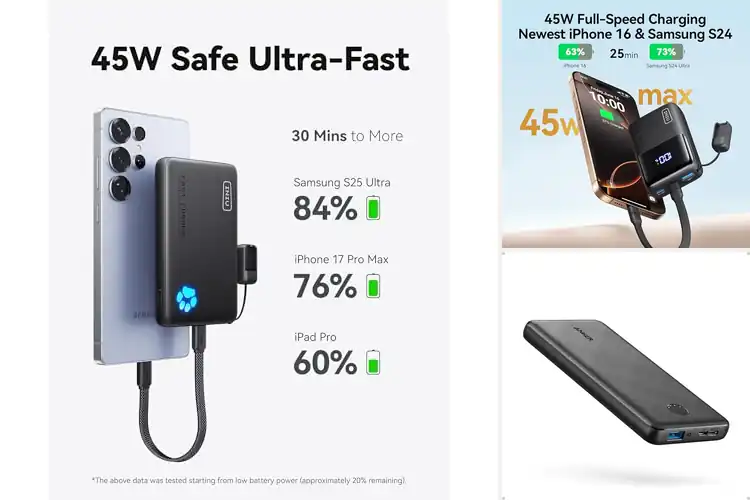 Detailed view of Best 10000mAh Power Bank For Travel