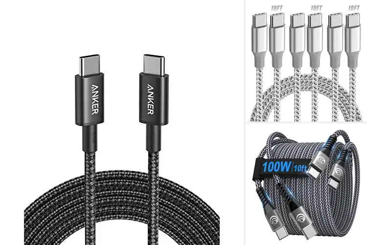 Detailed view of Best 10FT USB C Fast Charging Cables