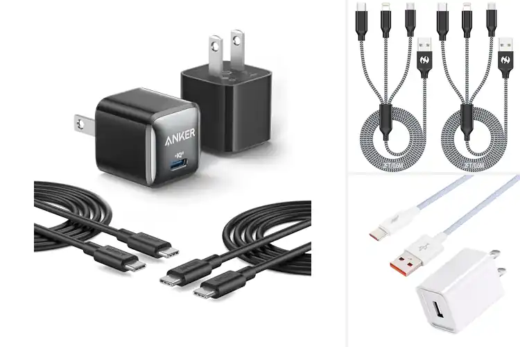 Detailed view of Best 2 Pack Charger With Cables Bundle