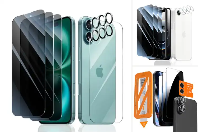 Detailed view of Best 3 Pack Privacy And Camera Lens Protector Set