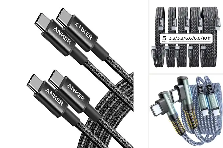 Detailed view of Best 60W USB C to C Charging Cables