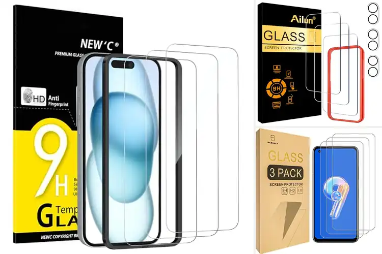 Detailed view of Best 9H Tempered Glass Screen Protectors