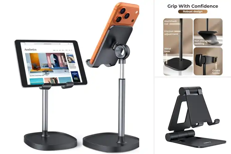 Detailed view of Best Adjustable Phone Holders: Top Picks for Comfort & Style