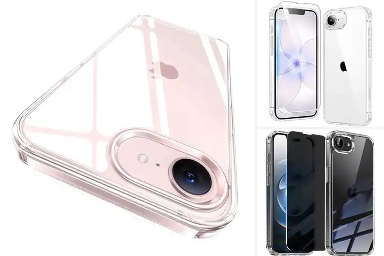 Detailed view of Best Anti Yellow Clear Case 17E/16E