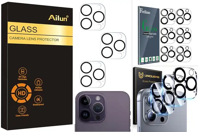 Detailed view of Best Camera Lens Protectors For iPhone 16 Pro Max