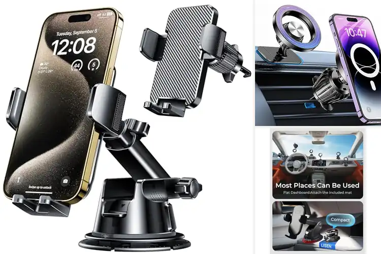 Detailed view of Best Car Mounts: Secure, Hands-Free Driving Made Easy