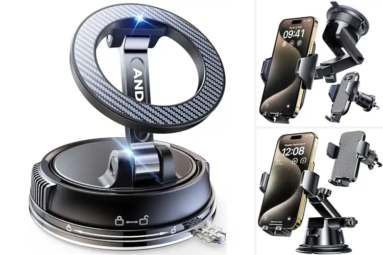 Detailed view of Best Car Phone Mounts for Safe, Hands‑Free Driving