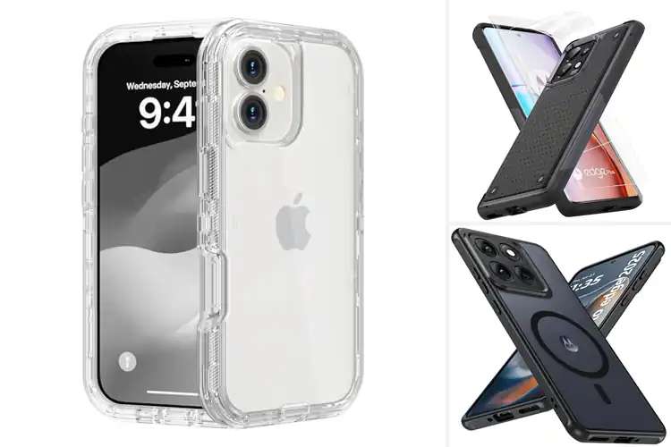 Detailed view of Best Cases With Raised Screen Edges For Protection