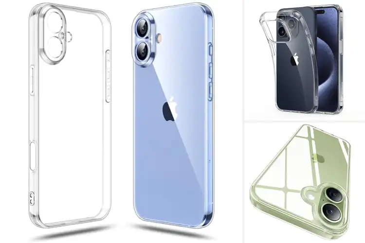 Detailed view of Best Clear TPU Case