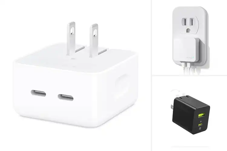 Detailed view of Best Compact Dual Port USB C Wall Charger