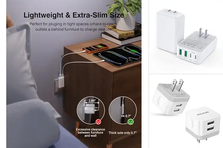 Detailed view of Best Compact Wall Chargers
