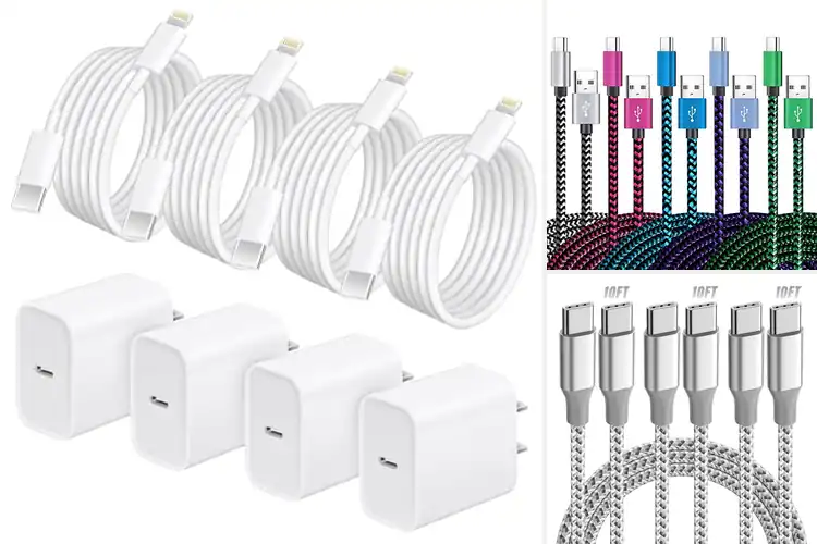 Detailed view of Best Fast Charging Charger and Cable Packs