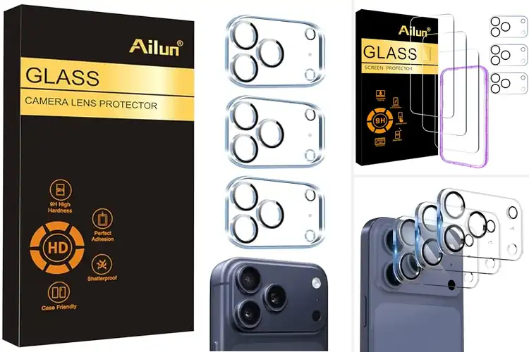 Detailed view of best iPhone 17 Pro Max 3 Pack Lens Protectors