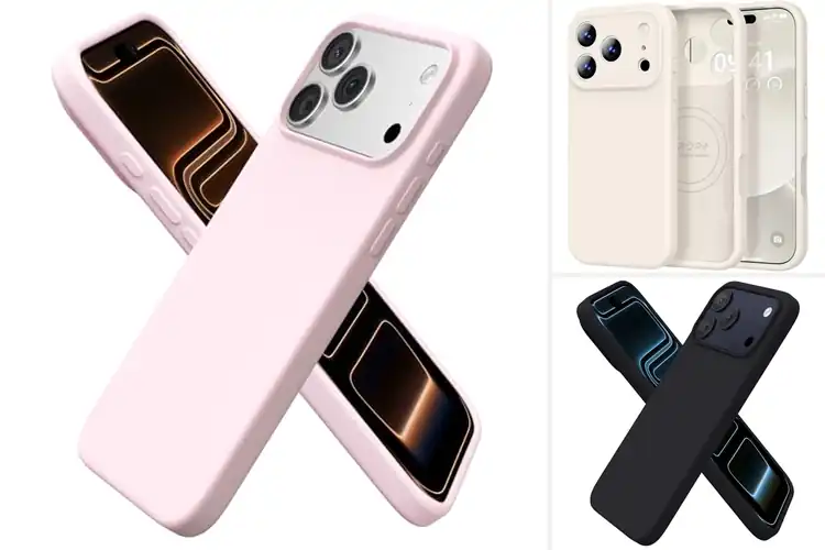 Detailed view of Best Liquid Silicone Case 17 Pro Max