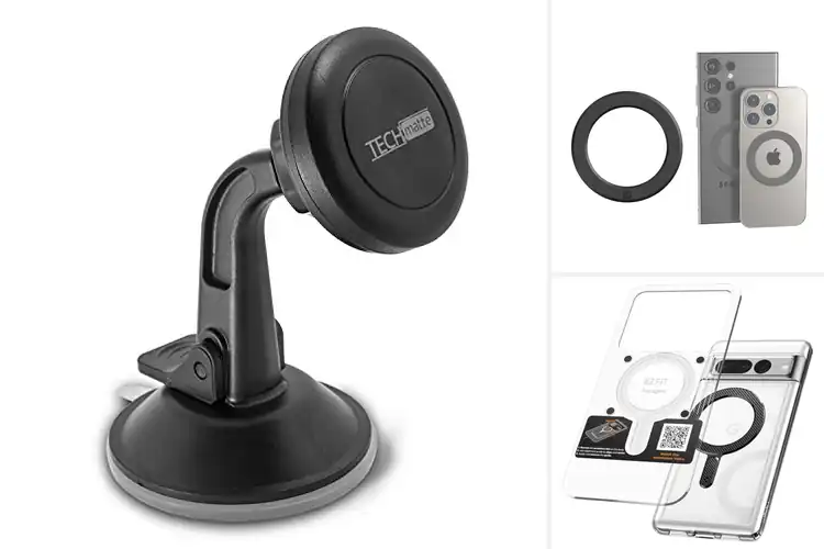 Detailed view of Best Magnetic Compatibility: Secure Hold, Easy Charging