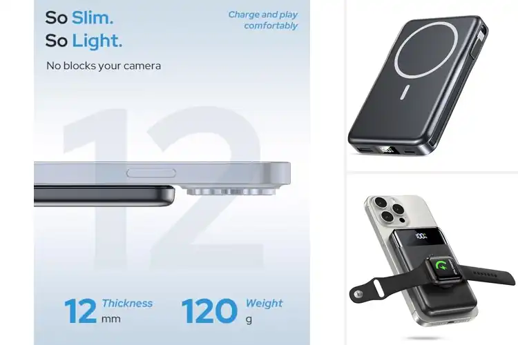 Detailed view of Best Magnetic Power Banks For iPhone