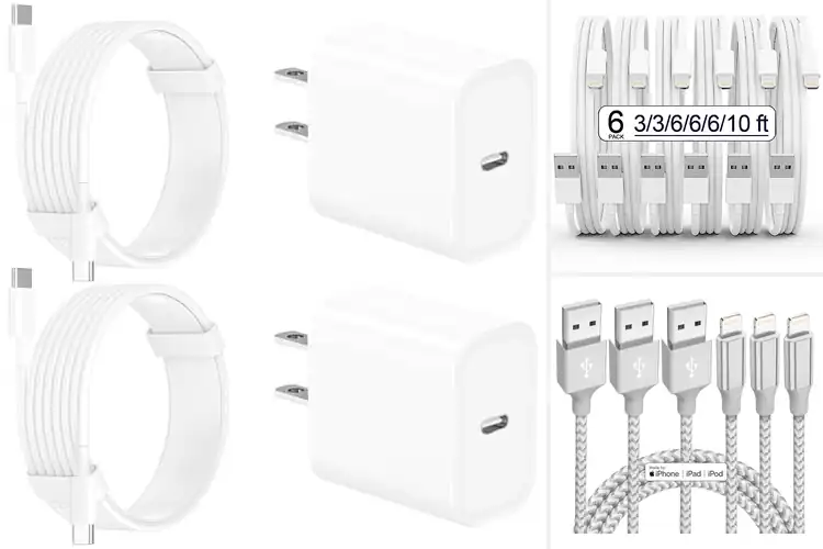 Detailed view of Best MFi Certified Cable Charger Set