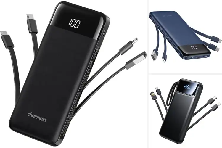Detailed view of Best Portable Charger With Built In Cables