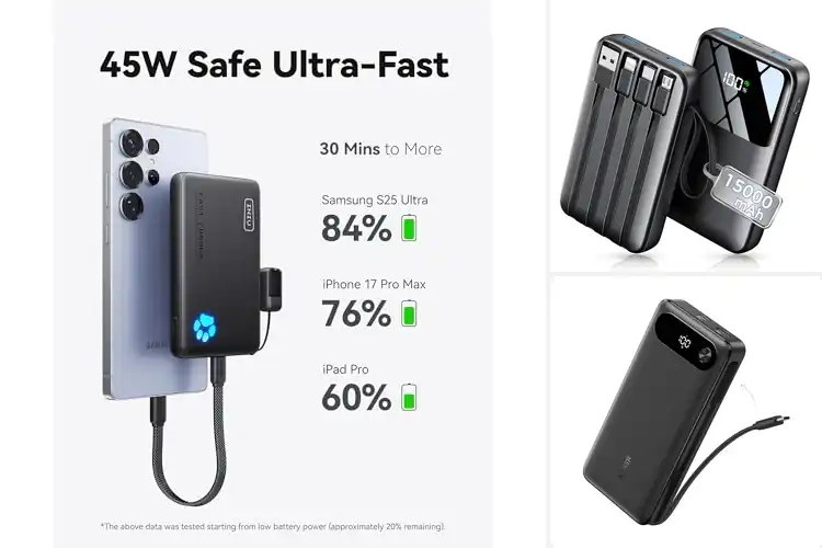 Detailed view of Best Portable Chargers For Travel