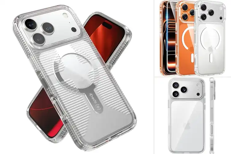 Detailed view of Best Secure Grip Clear Case For iPhone 17 Pro Max