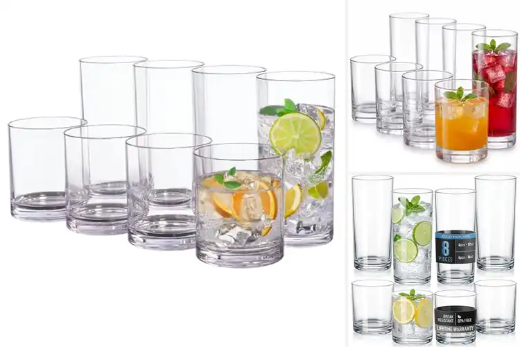 Detailed view of Best Shatterproof Glasses for Stylish, Worry‑Free Sipping