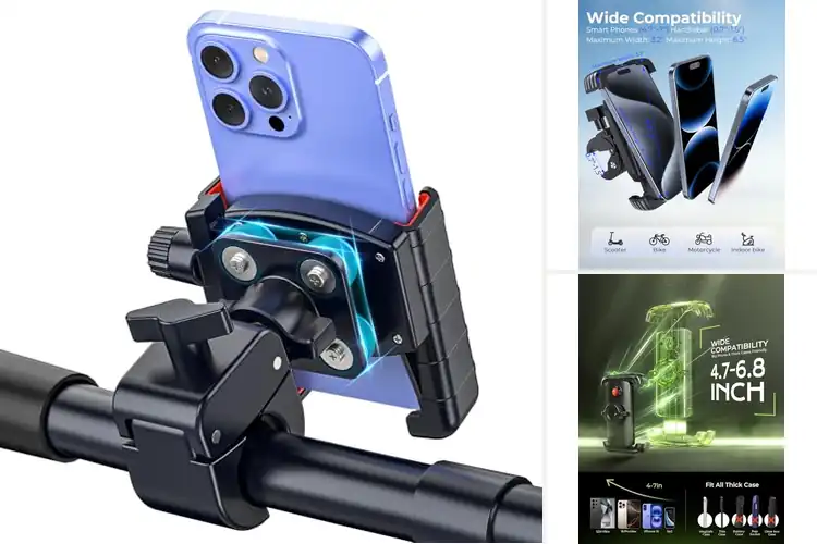 Detailed view of Best Shockproof Phone Holders: Top 10 Picks for Safe Rides