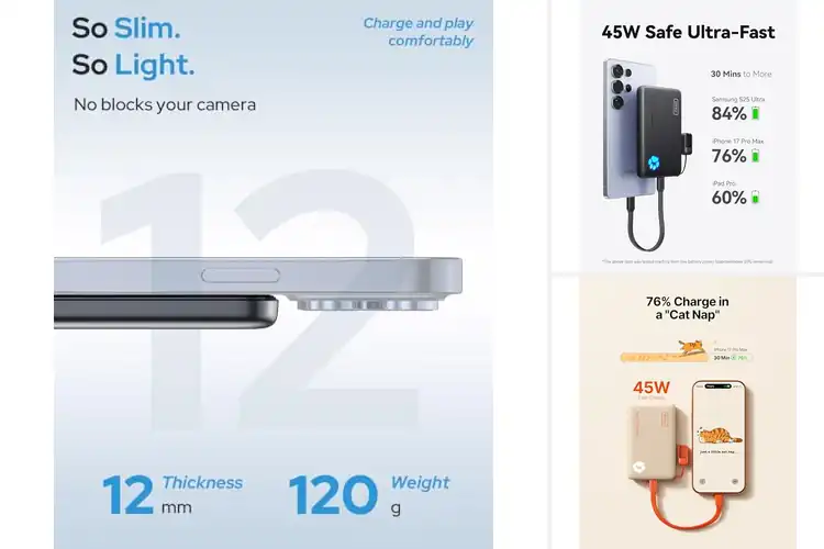 Detailed view of Best Slim Portable Chargers: Pocket Power You Can Count On