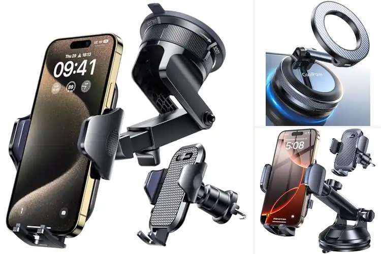 Detailed view of Best Strong Suction Car Phone Mounts