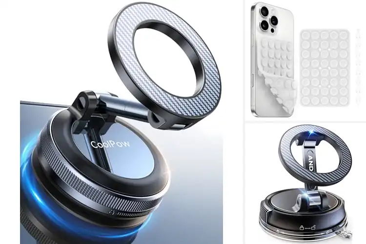 Detailed view of Best Strong Suction Phone Holders