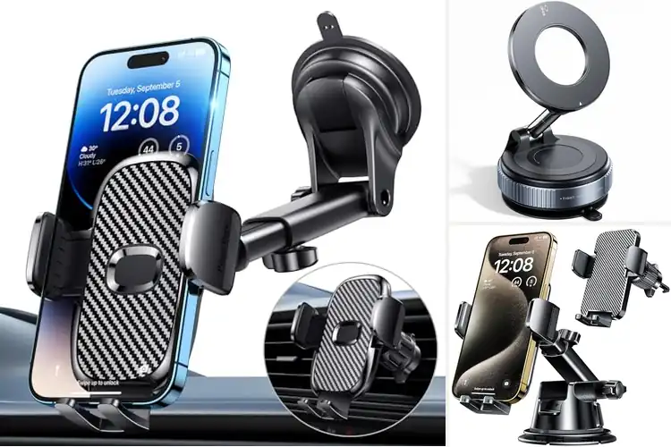 Detailed view of Best Suction Cup Phone Holders