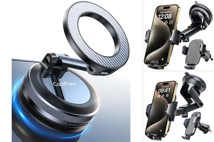 Detailed view of Best Suction Phone Holders for Secure Grip and Easy Use