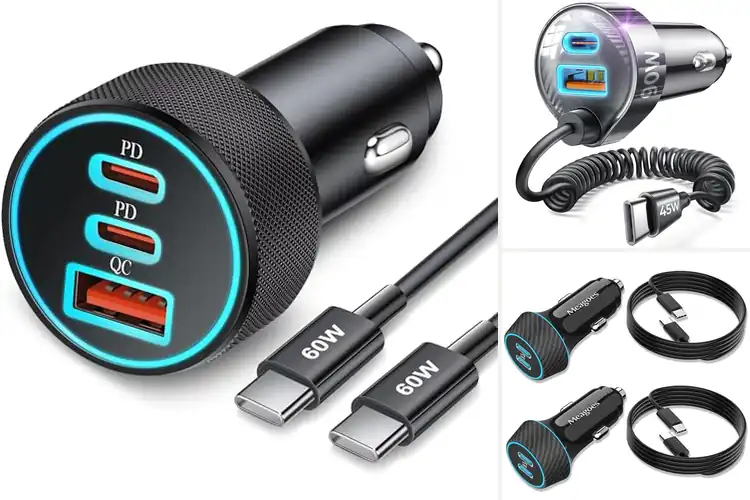 Detailed view of Best USB C PD Car Chargers For iPhone And Samsung