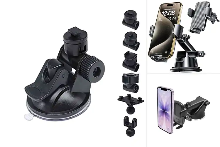 Detailed view of Best Windshield Dash Mounts for Secure and Stylish Driving
