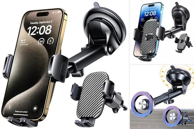 Detailed view of Best Windshield Phone Holders: Top Picks for Safer Driving